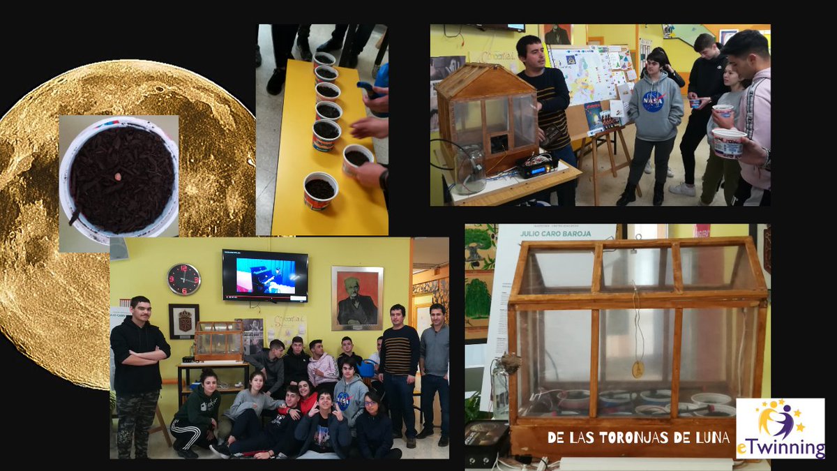 Proyecto #eTwinning "De las toronjas de luna": primeros pasos del futuro jardín lorquiano del <a href="/IESJCBAROJA/">Julio Caro Baroja</a> ¡Gracias a <a href="/Ibrugos1/">Ibrugos</a> moran las semillas de Bologna (capuchinas), en el invernadero que con tanto cariño nos ha preparado! <a href="/aaliciaetw/">Alicia López</a> <a href="/corcega/">Elena Pezzi</a> <a href="/simone_bionda/">Simone Bionda</a> <a href="/jotitian68/">José Antonio</a>
