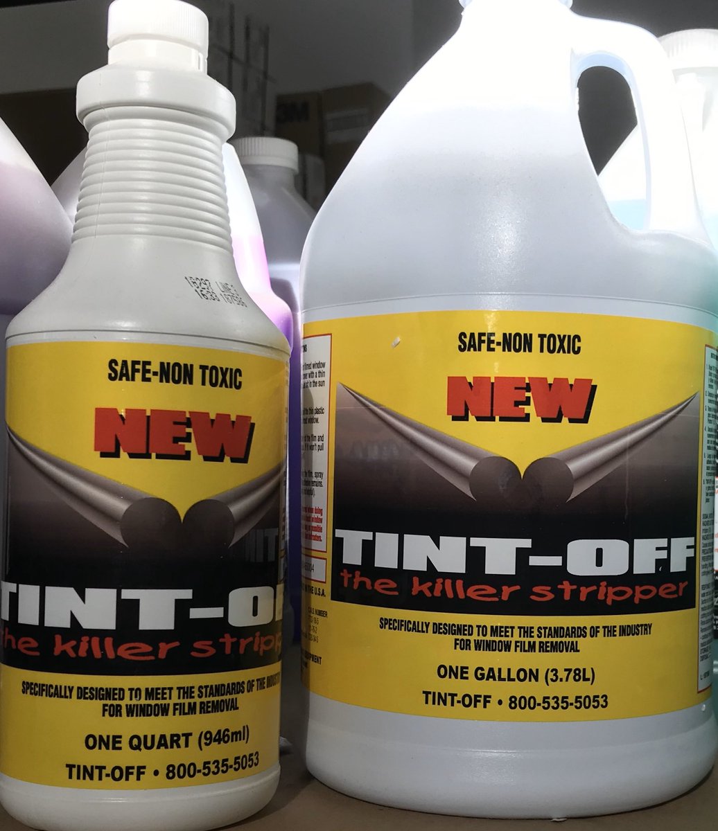 Interwest_Tools's tweet image. This week’s featured #InterwestTools item is:

TINT-OFF WINDOW TINT REMOVAL SOLUTION, GT2009(gal) GT2010(qt)

Specially formulated for the window film industry, TINT-OFF lets you remove window film without the hassles of regular window film removers. 

Order now 1(800)232-8468