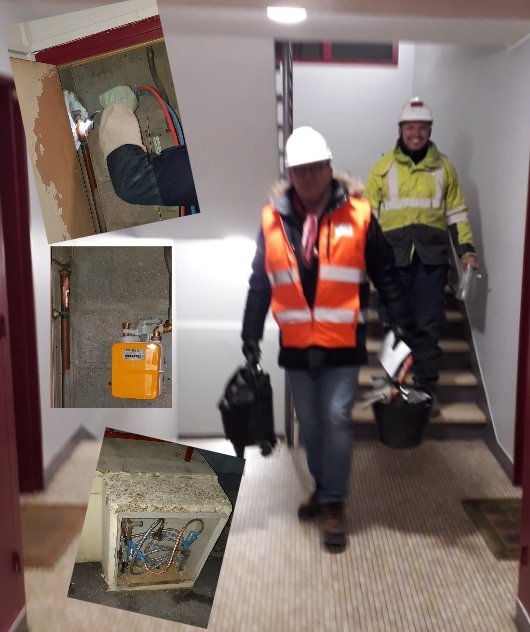 Intervention d astreinte ODG en collectif l'entraide donne le sourire #GRDFNO #GRDF