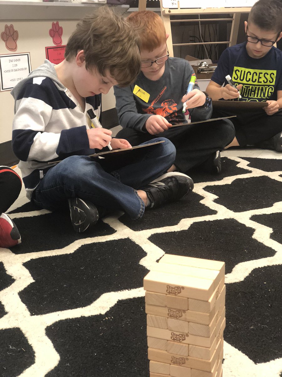 kmkatzenmaier's tweet photo. Who says 2 and 3 digit addition and subtraction has to be boring!? 2 minutes to solve.... last 30 seconds comes jeopardy music! Who will knock it down? #mmvgrows #rcisdjoy https://t.co/x747DWbOXK