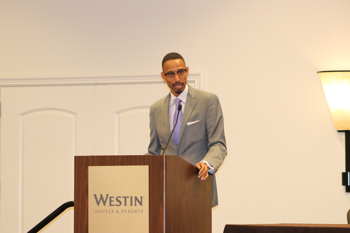 thencspp's tweet photo. Amplification 2020 keynote, Dr. Stephan Bradley, addresses the urgent need to implement diversity, equity, and inclusion in our profession. He asked participants to express at least one actionable step they can take toward a more equitable, just society. #ncspp2020 https://t.co/5UwxjX3FzR