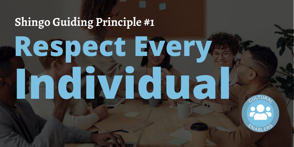 ShingoPrize's tweet image. Respect must become something that is deeply felt for and by every person in an organization. #shingomodel #shingoguidingprinciples
