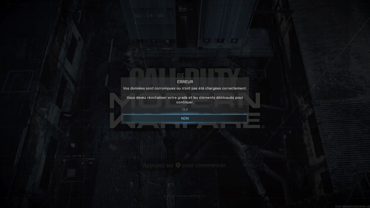 BrullLoris's tweet photo. @CallofDutyFR Je viens de télécharger la nouvelle maj, et je dois vraiment réinitialiser mes stats et mes classes pour jouer ? https://t.co/1rAQ2E41cI