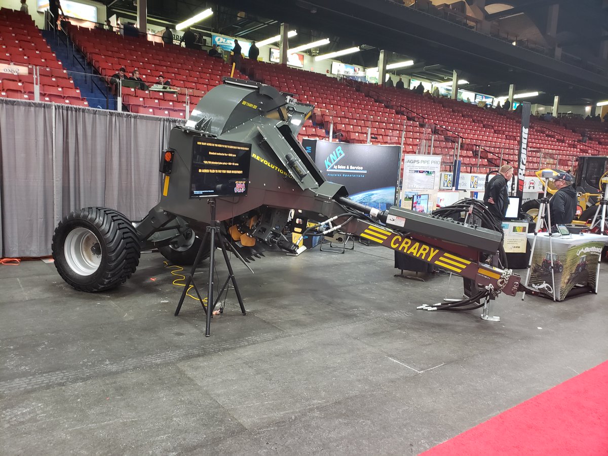 CraryAg's tweet photo. Come check out the #beast -- the Revolution Ditcher at Manitoba Ag Days in Brandon, MB through tomorrow!
.
.
#Crary #CraryAg #ag #agriculture #farming #farmer #farm #RevolutionDitcher https://t.co/z9XGzgbxTx