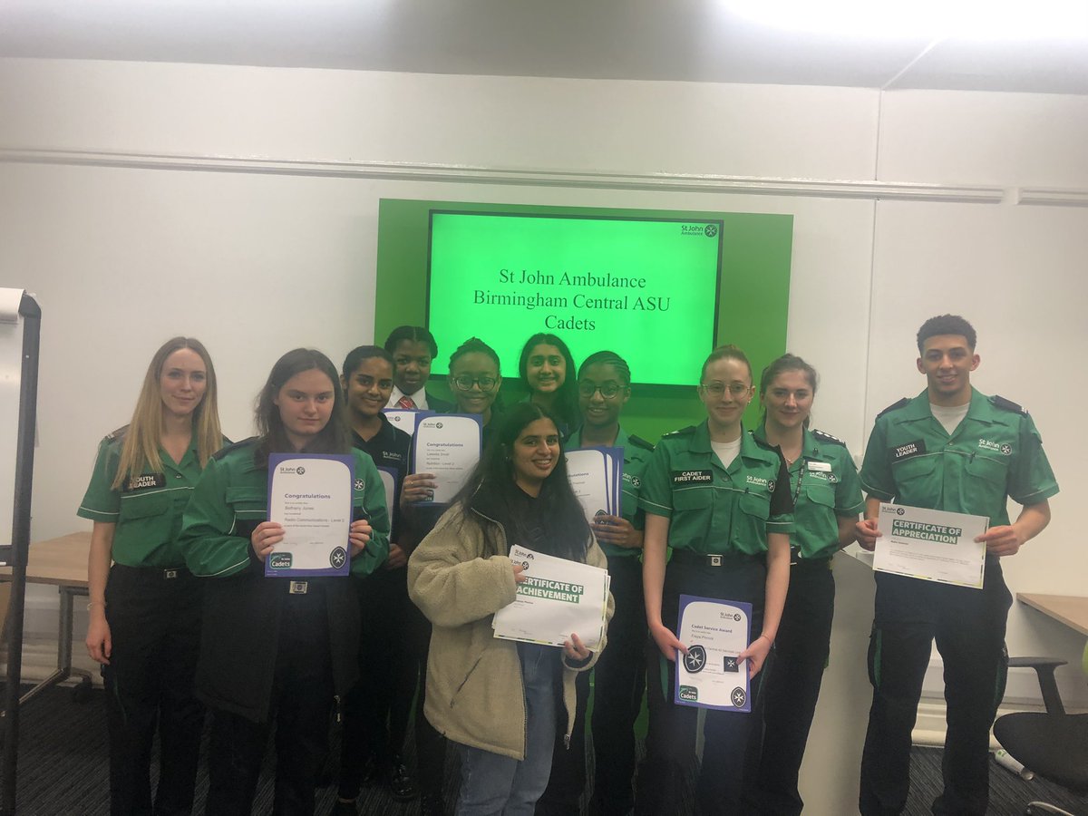 Karen McKeown (@karen_mcke0wn) on Twitter photo Honoured to present these <a href="/stjohnambulance/">St John Ambulance England</a> #Cadets with their achievements certificates this evening. Well done <a href="/BhamCentralASU/">Birmingham Central</a> your Cadets are a credit to the hard work you put in week in week out! π Honoured to present these <a href="/stjohnambulance/">St John Ambulance England</a> #Cadets with their achievements certificates this evening. Well done <a href="/BhamCentralASU/">Birmingham Central</a> your Cadets are a credit to the hard work you put in week in week out! π