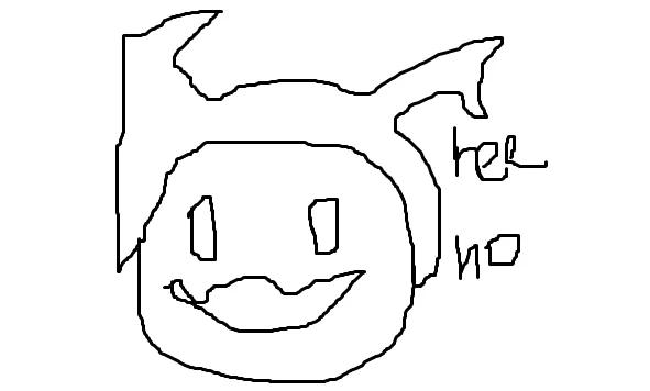 @TheVandervelde i'm so sorry. happy birthday here's a jack frost i drew in mspaint on my trackpad 