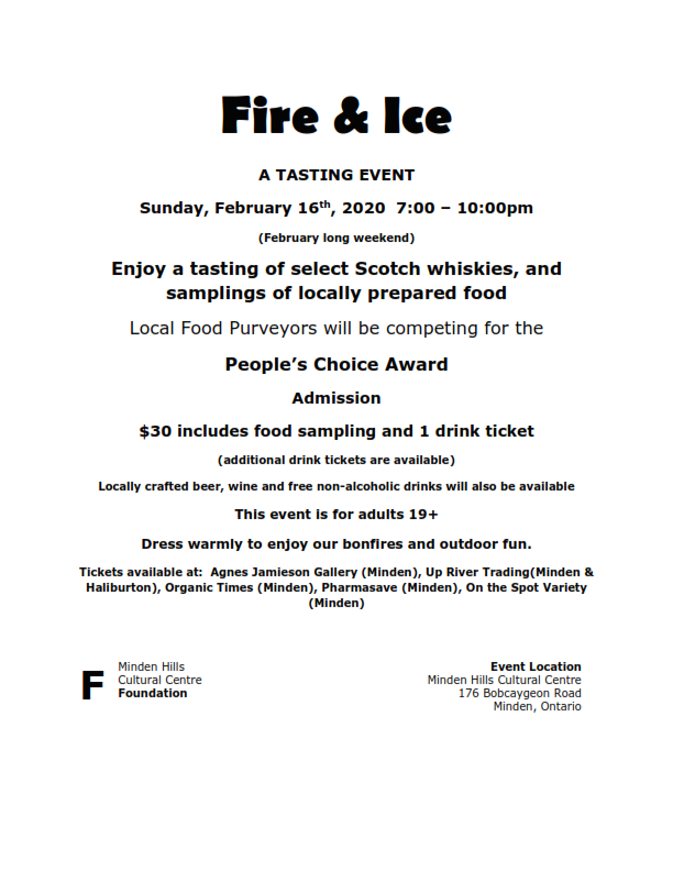 VisitHaliburton's tweet photo. Don't miss this very 'cool' event coming to the Minden Hills Cultural Centre in #MyHaliburtonHighlands, #ComeWander https://t.co/vgwBuQNx9K