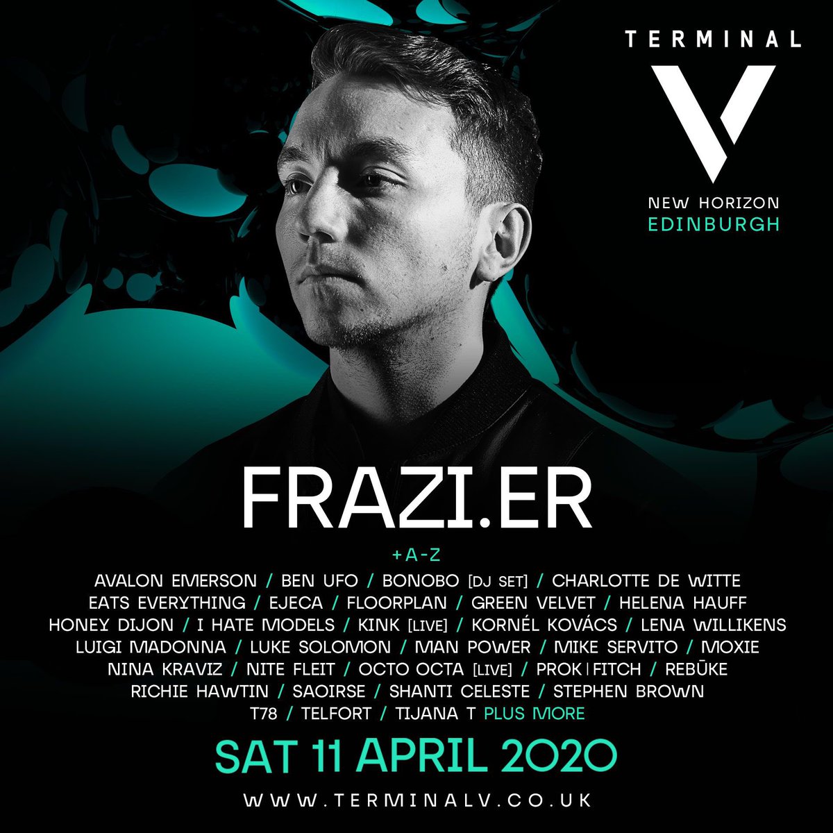Frazi_er's tweet photo. Absolute privilege to be back playing @TerminalVfest for the 5th time in a row. Iβll be playing in Area V alongside @NinaKraviz , @richiehawtin , @CharlottedWitte + more! π€π€π₯ #RaveWithFrazier https://t.co/rRCyTRYTUM