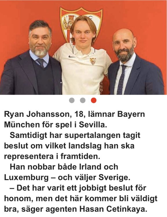 14 Juli 2019 - Dahlin är stolt över att hans klienter får träna med A- laget under försäsongen.

22 Januari 2020 - Båda spelarna har valt att byta till Hassan.

Tidsfråga innan Dahlin söker jobb som scout hos Hassan