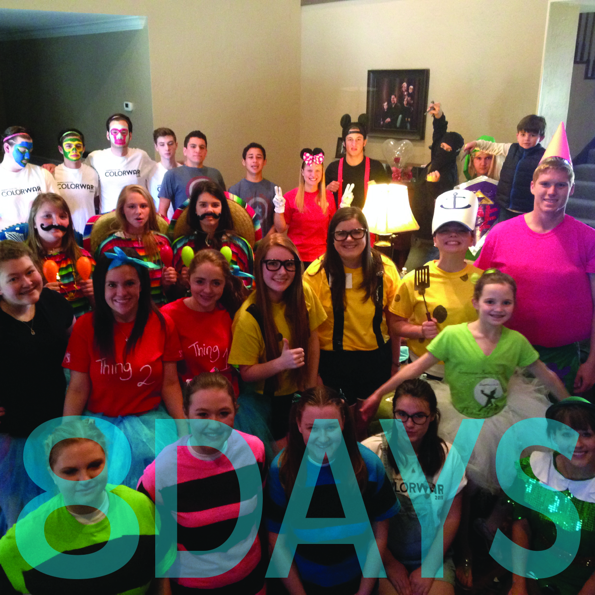 mobberlyouth's tweet photo. 8 Days until SPARK! These Seniors rocked their theme for Sat lunch...see any familiar faces in these "Dynamic Duos"?   It's not too late to register.  Sign up tonight @ ELEVATION!! https://t.co/vBCoSWtVbq