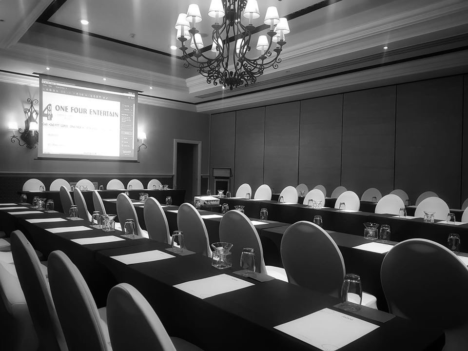 OneFourMediaZM's tweet photo. You could be planning a conference, a quarterly result meeting, a seminar or perhaps an exhibition?  
Event Hire solutions available for you ranging from Conference Systems, Sound (Public Address) Systems, Stage &amp; Lighting Solutions.
Call us today on 260977123925 or 260965942814 https://t.co/Gp6uOLfFIq