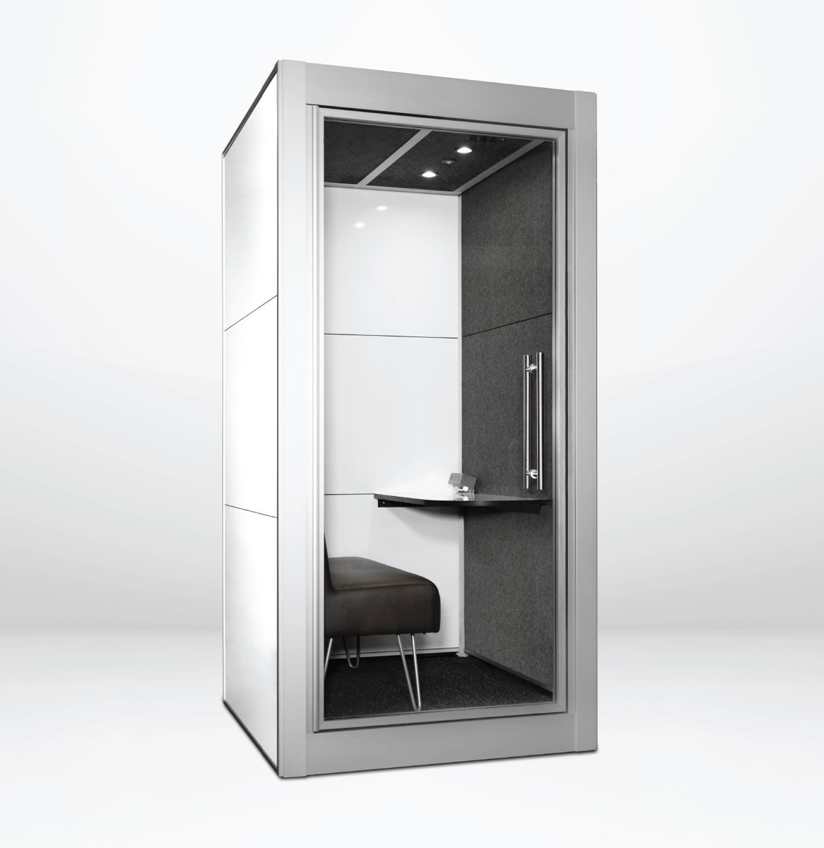 snapcab's tweet photo. The Future Offices Winter Show is here and we are excited to be showcasing our SnapCab Meet 4 and SnapCab Focus. Stop by booth #7 tomorrow and Friday to learn more about our flexible workspaces and enter for a chance to win a pair of Apple AirPods! #FutureOffices #SnapCab. https://t.co/6KgwSwUMGg