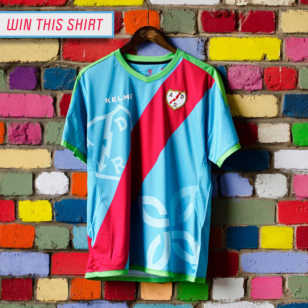 classicshirts's tweet image. GIVEAWAY: We&apos;ve got this Rayo Vallecano shirt to give away

To Enter
1. RT and Like this post
2. Follow @classicshirts
3. Reply with #VamosRayo

Get a closer look at the shirt here - ow.ly/8YSs50v7DqC