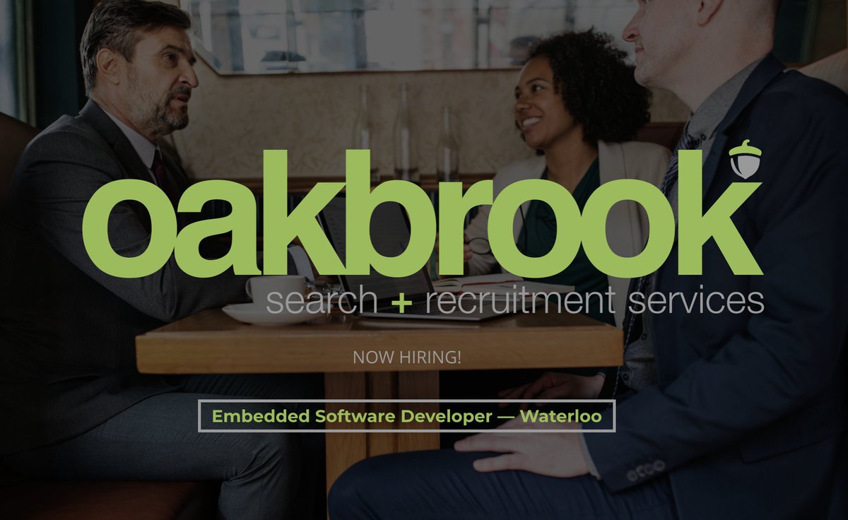 OakbrookSearch's tweet photo. We want to make an addition to our world-class team, this time we're seeking an Embedded #SoftwareDeveloper for our client in Waterloo area. The ideal candidate should have 5+ years of relevant work experience. Full job description here https://t.co/t8hKMsXcQJ #developercommunity https://t.co/PsZmvSoz7m