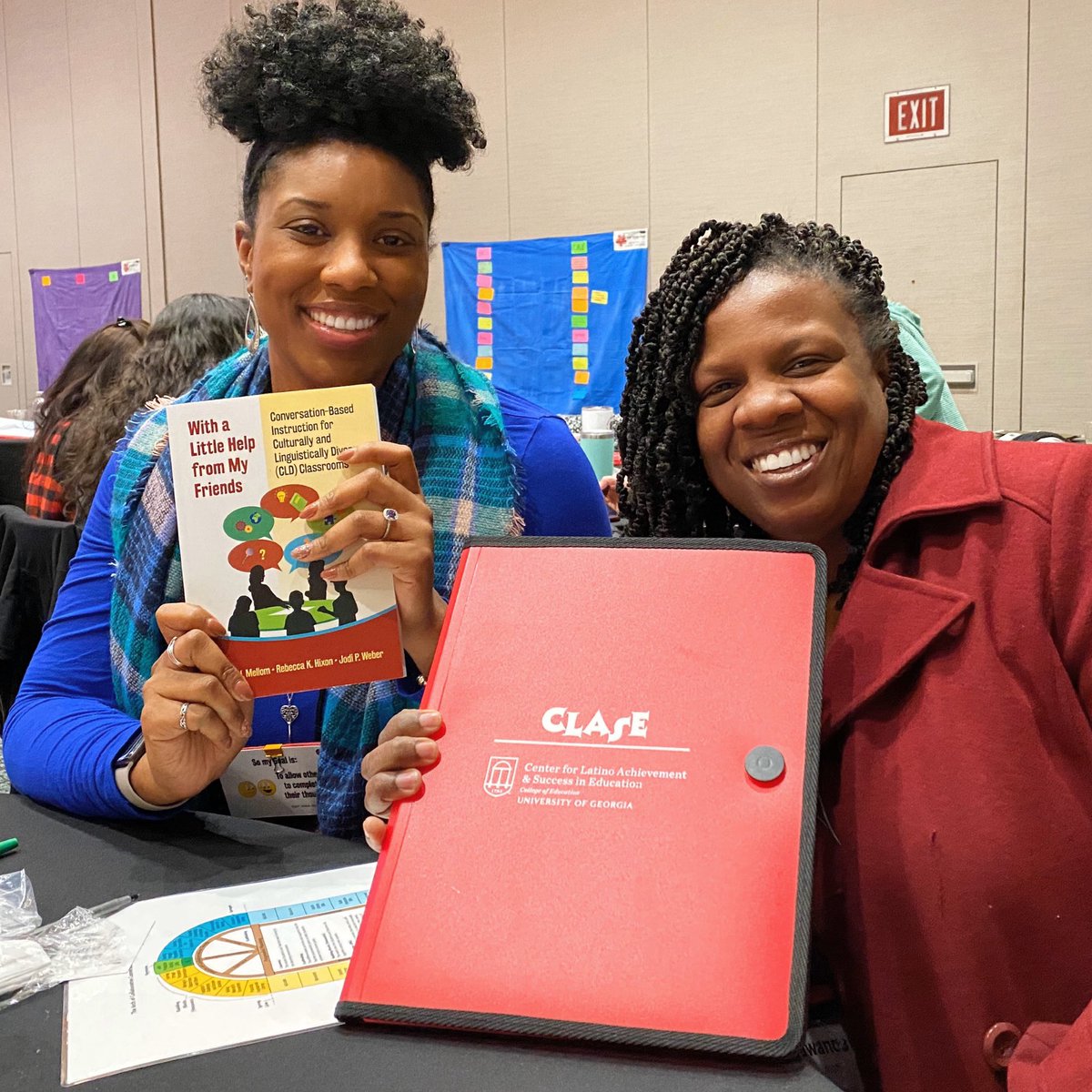 nicoledotedu's tweet photo. Day 2 of the CLASE Instructional Conversational Institute in Gainesville, GA! @lfbearden99 #griffingreatspaldingstrong #clasejan20 https://t.co/oFHysBM7N6