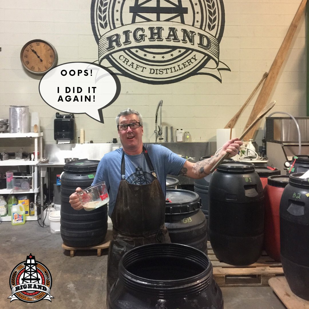 RigHandSpirits's tweet photo. 🎵 Oops, Mike did it again! 🎵 Remember when Mike made a batch of Double Double with our Apple Pie flavouring by accident? Well, he did it again! Only a limited number of bottles available, so stop by the distillery today! #yeg #albertamade #drinklocal #oops #goodmistake https://t.co/PHmsOl6GCc