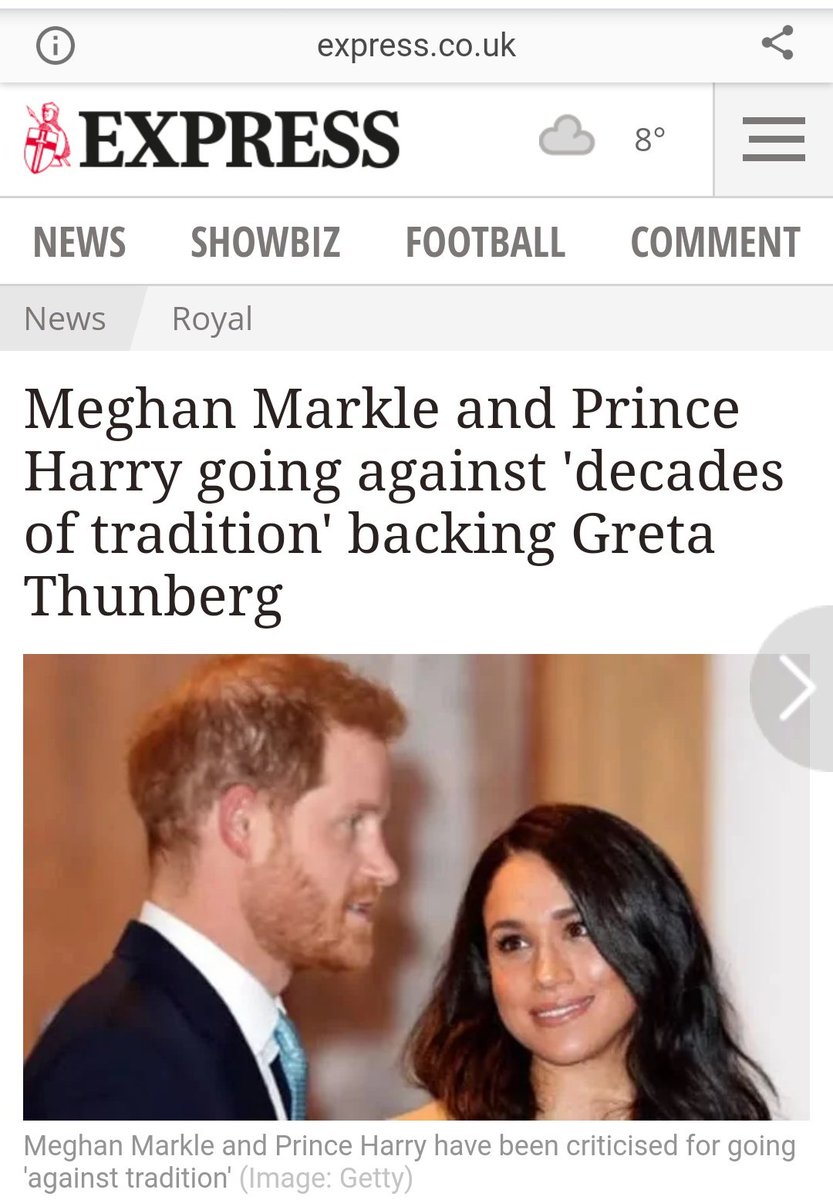 Exhibit 31:  #GretaThunbergGatePrince Charles meets Greta Thunberg at Davos 2020, and vocally supports action on climate change/ climate emergency. Reports are positive. But Meghan and Harry were only recently criticised for breaking tradition by a so called royal "expert".