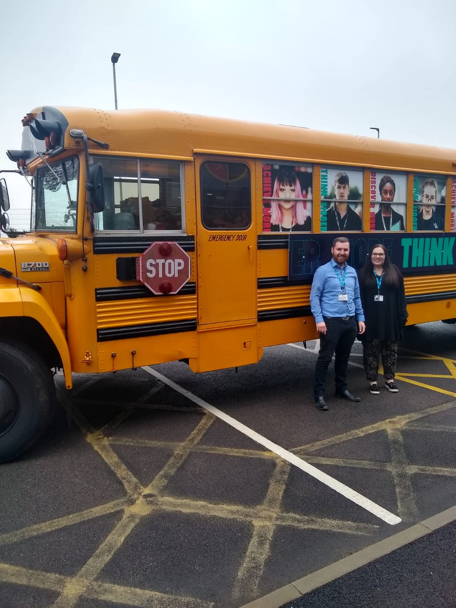 Not sure who enjoyed the bus more, us or the students. 🤭