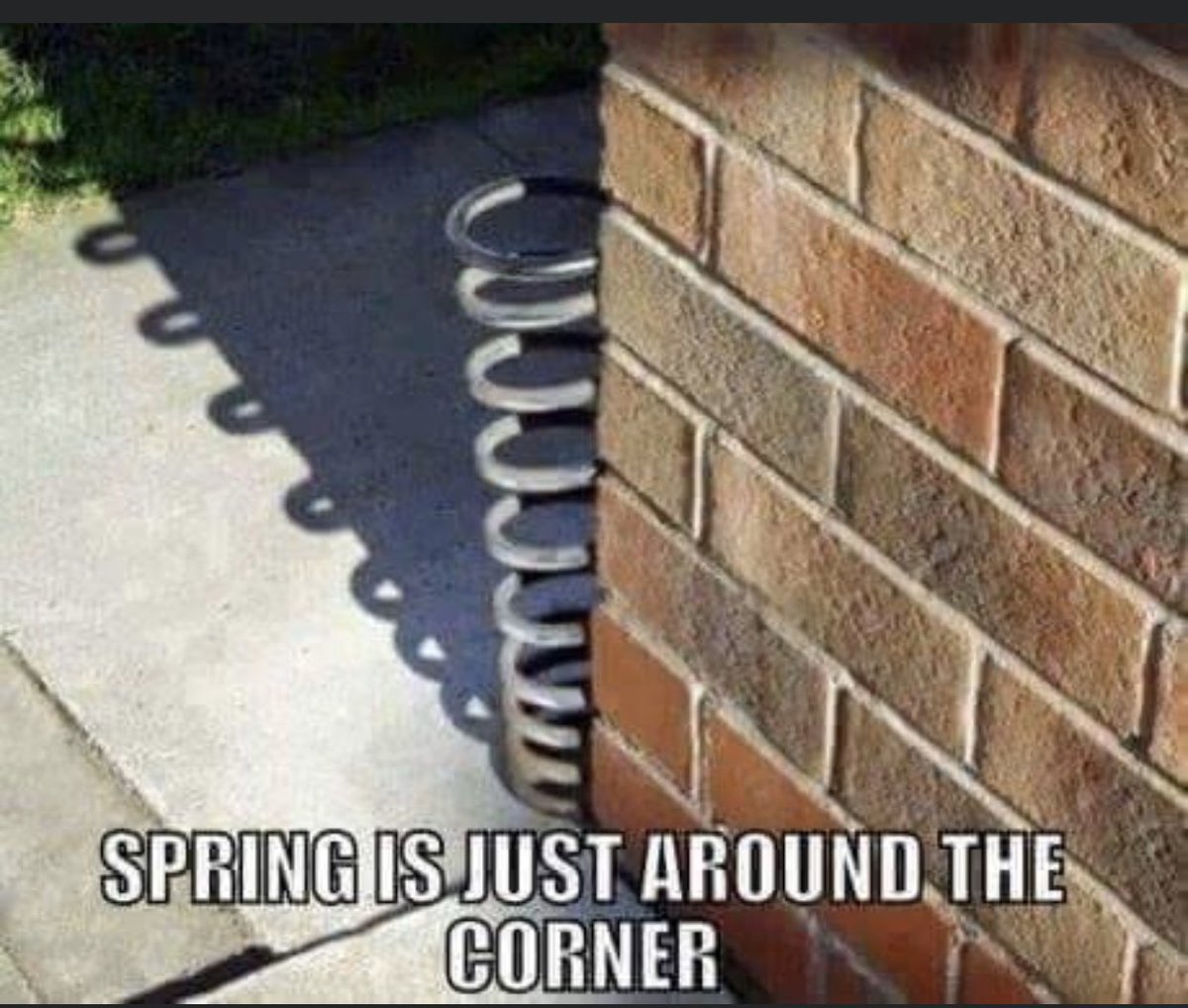 To those that are wondering what’s around the corner 😂 
#NearlySpring