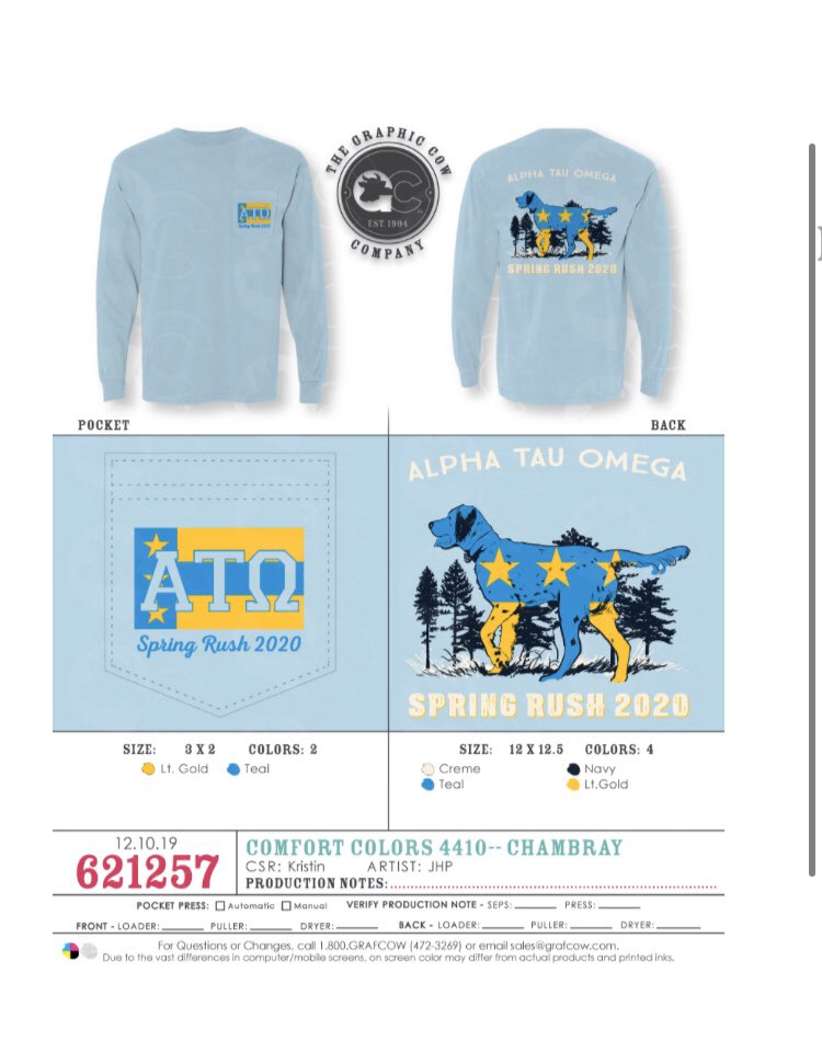 Check out our spring rush shirt for the spring 2020! Link is listed below and in our bio! It will close on 1-30-20!!
thegraphiccowcompany.com/campus/tbanker…