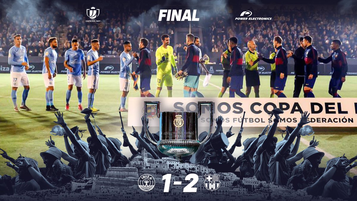 ibizaud's tweet photo. 💙 ¡Orgullosos de nuestro equipo, orgullosos de nuestra isla! 💙

#VamosIbiza #CopaDelRey #Ibizabarça https://t.co/8UdwXKnZiO