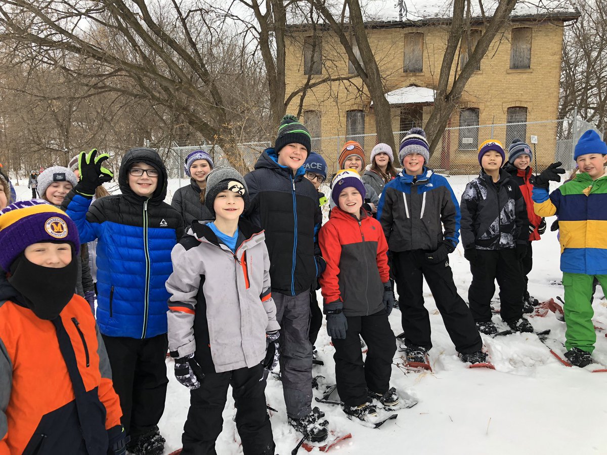 Snowshoeing fun! <a href="/JesElementary/">JESElementary</a>