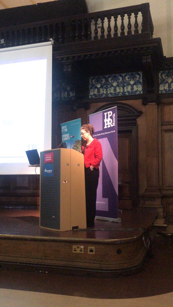 Carol_Botten's tweet photo. Up next is @BethFarhatTUC at the #stateofthenorth conference. Go Beth! @IPPRNorth @NorthTyneCA https://t.co/EwmbZuKW0I