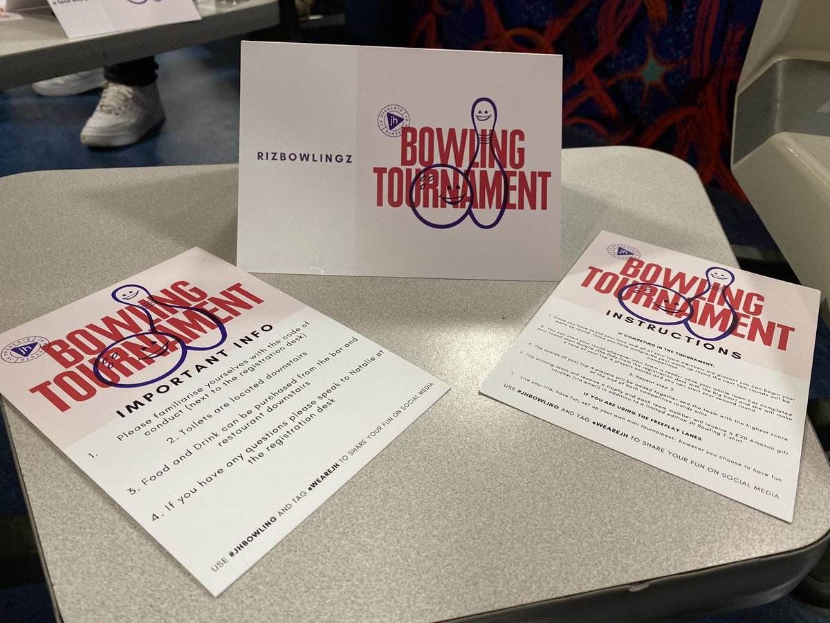 jhuskisson's tweet photo. The #Rizbowlingz team is ready at the @weareJH bowling event for @NAConf #jhbowling #naconf https://t.co/nXRnYjblxl