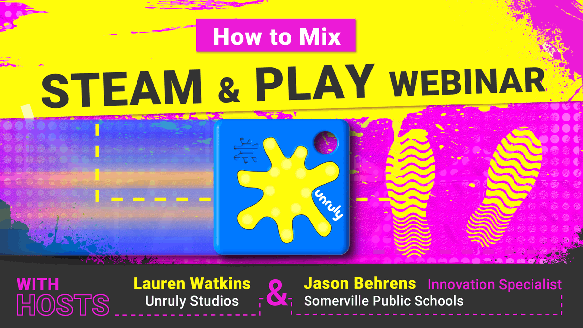 unruly_studios's tweet photo. If you're looking for ways to bring more play and physical activity to your STEM program (or STEM to your PE class!), you won't want to miss this webinar with the Innovation Specialist for @SvilleSchools! 

Register here 👉 https://t.co/6QIKGua34i

#STEM #coding #CSforall #PhysEd https://t.co/Tmr5cG8SRf