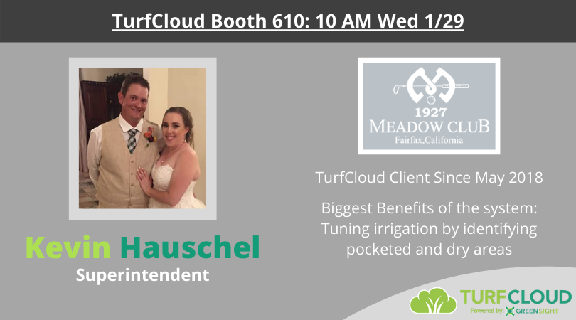 TurfCloud's tweet photo. Weโre excited and honored to have @KevinHauschel from @meadow1927 at booth #610 on Wednesday the 29th at 10AM to answer your questions about his experience with the TurfCloud #TurfManagement platform and #drone service. Kevin has been reaping the benefits we offer for two years! https://t.co/yK4Fb1lobS