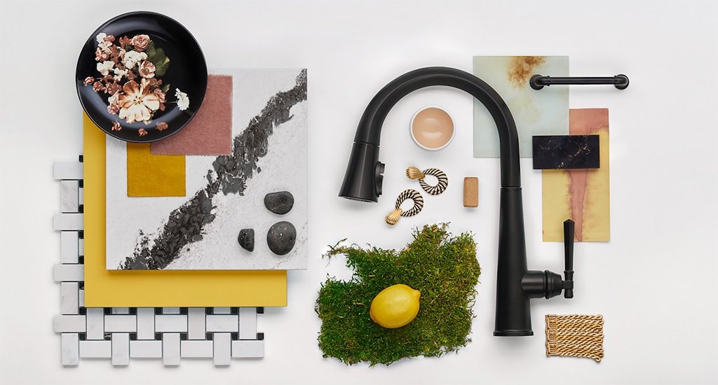 deltafaucet's tweet photo. Bold &amp; fresh colors and textures transform this space into a statement-making kitchen. “Mixing everything is taking my design to the next level and allows me to create something unique and different,” says designer Avissa Mojtahedi. #DeltaDifferenceMakers https://t.co/1KSSlZ8nQj