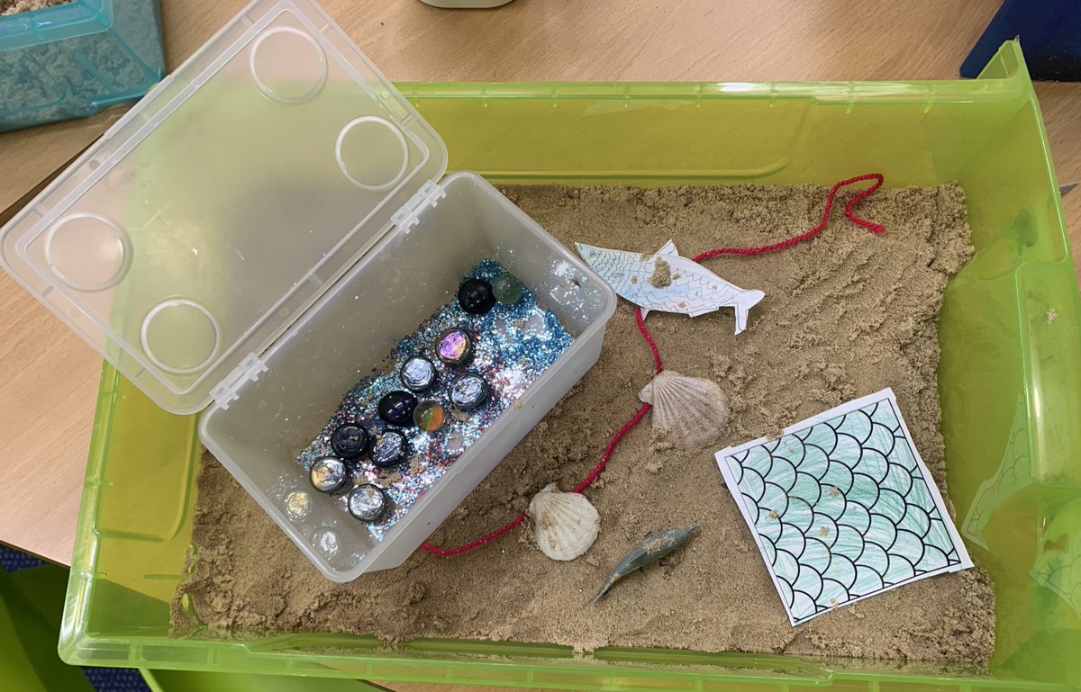 MissSmixedage's tweet image. Making flotsam trays with year 2/3 was a dream! Amazing how creative they were when placing their clues into the trays. Children used questions and drew conclusions from the clues to work out who the flotsam belonged to! #mixedageteaching #creativewriting #flotsam #literacy