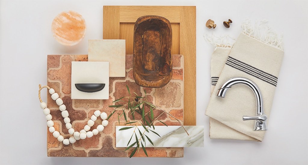 deltafaucet's tweet photo. By using natural and organic elements and colors in a small space, designer Leyla Jaworski marries both traditional and modern styles together to create a timeless bathroom design. #DeltaDifferenceMakers https://t.co/G5oOKtnbh3