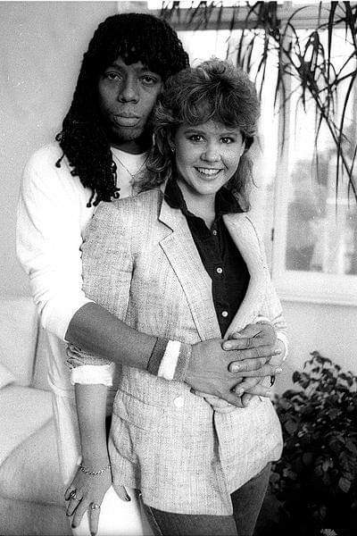 Happy birthday Linda Blair with Rick James .  