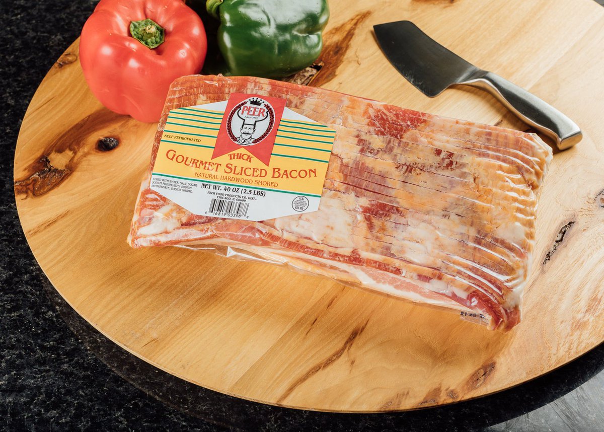 Slow Cured for 7 days.
Naturally Smoked for 8 hours.
Chicago's Bacon Since 1867.
Now Available at your local grocer!

#Bacon #PeerBacon #Chicago #ChicagosBacon #foodporn