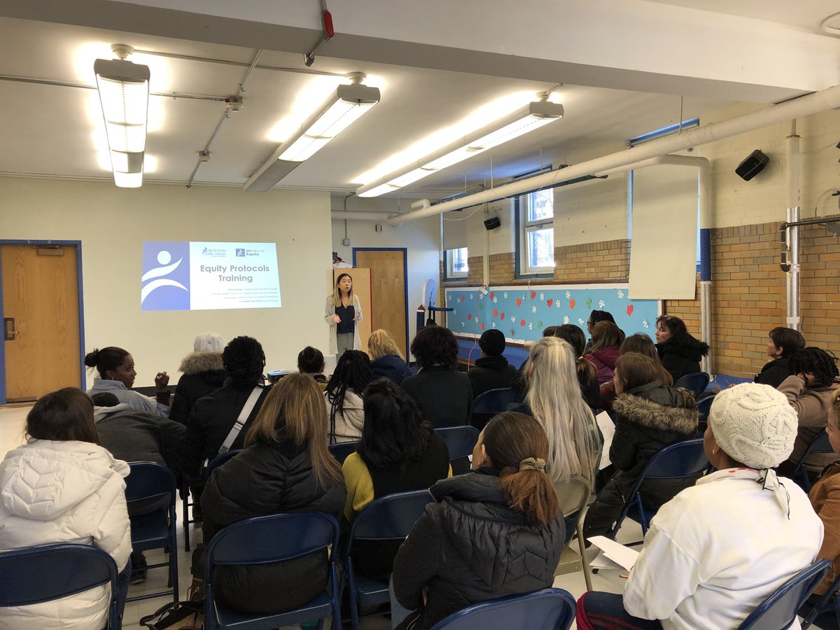 Engage in PD with Grace Jung to learn our responsibilities and rights as educators. Thank you for sharing your expertise.  <a href="/BostonSchools/">BostonPublicSchools</a> <a href="/BpsEquity/">BPS Equity</a> @BCassellius #BpsProud