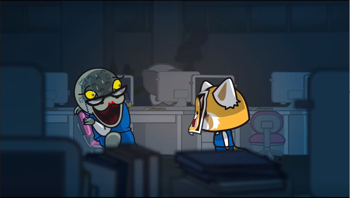 LNguyen2205's tweet photo. #retsuko who is #covered with her #photocopied #face, stands up to #tsubone who keeps on taking it out on her.
#shocked #colleagues #workplace #bully #aggretsuko #sanrio #workissues #netflix #anime #japan @aggretsuko @sanrio @retsuko_sanrio @netflix @NetflixJP @NetflixANZ https://t.co/jTkEFiYdfE