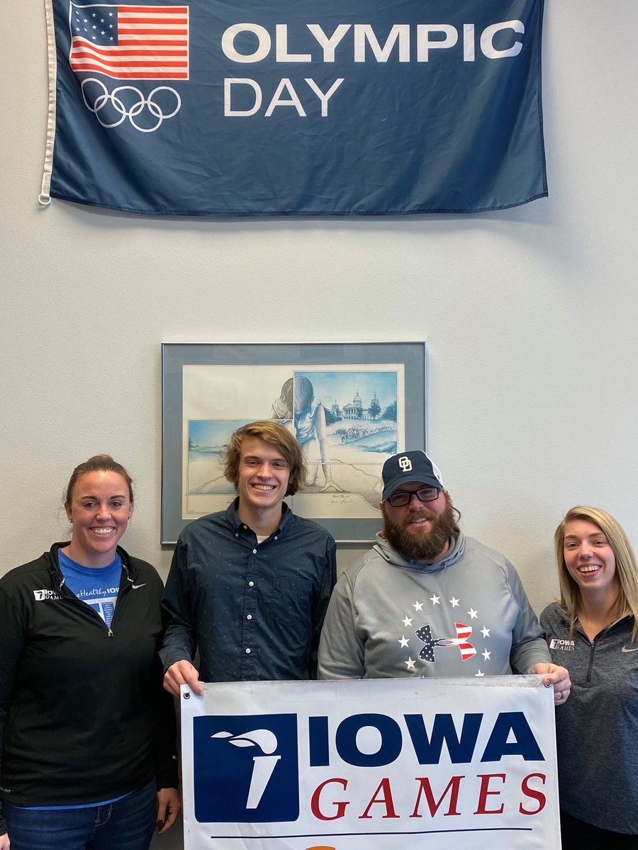 BVU_ABA's tweet photo. Sport Business major, Ethan Thompson, spent his J-Term helping prepare for the 2020 Winter Iowa Games. Ethan got a "full dose" of event planning and event management by working for the Iowa Games Director, Katie Kramer and Assistant Sports Director, Kylie Brandt. @BVUBusiness https://t.co/dQwVFWSjYb