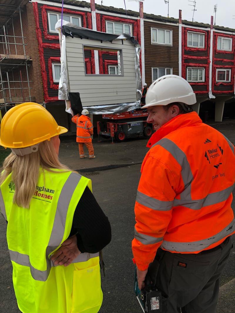 MeliusHomes's tweet photo. Great day today! We were delivering the “Energiesprong 2050” retrofit phase 2 for @nottmcityhomes and @nottinghamcity. Making Council housing energy efficient, comfortable and fit for the future. #Nottingham #retrofit #energiesprong https://t.co/4vbnwqJOJS