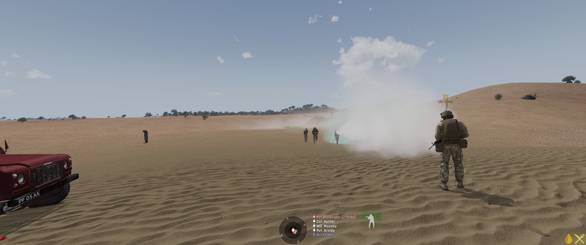 77thAD's tweet photo. Operation ChemBrake. 🦅💯
[DE]
US Einheiten im Jemen.
.
[ENG] US Forces in Yemen.

https://t.co/OXcdh4ht6G
https://t.co/eSYlgdk6XL 
#arma3 #77thad #war #army #deserteam #airborne #hmmv #boom #shot #bradley #apache #gaming #german #community #milsim https://t.co/nijYXMwVwx