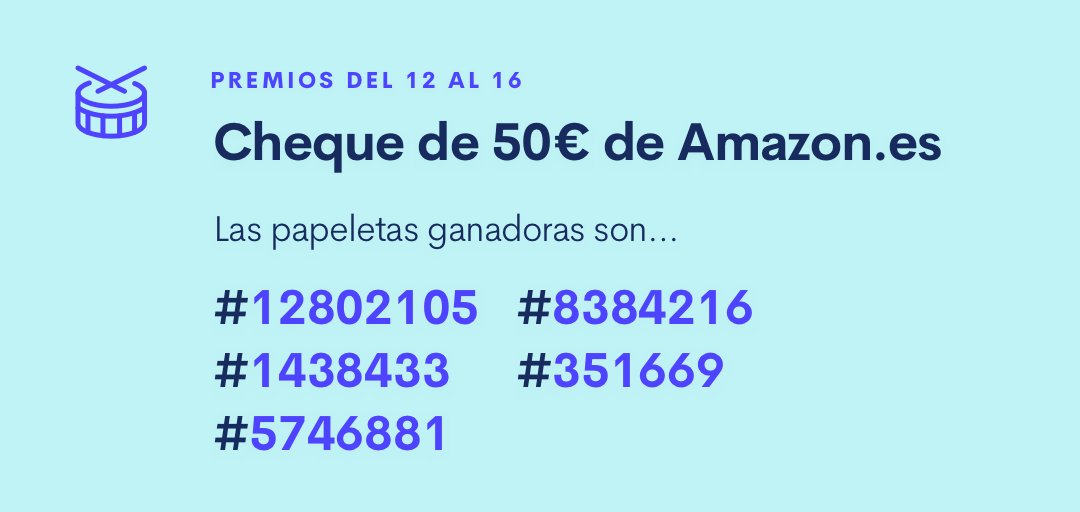 FINTONIC's tweet photo. 💰Aquí más papeletas premiadas con los Cheques regalo de 50€ de #Amazon... ¡suerte!
#SorteoExtraordinarioFintonic #ChequesRegalo https://t.co/PW0MU1zYCz