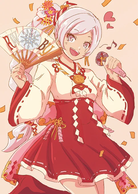 巫女?ワイス・シュニー
#RWBY 