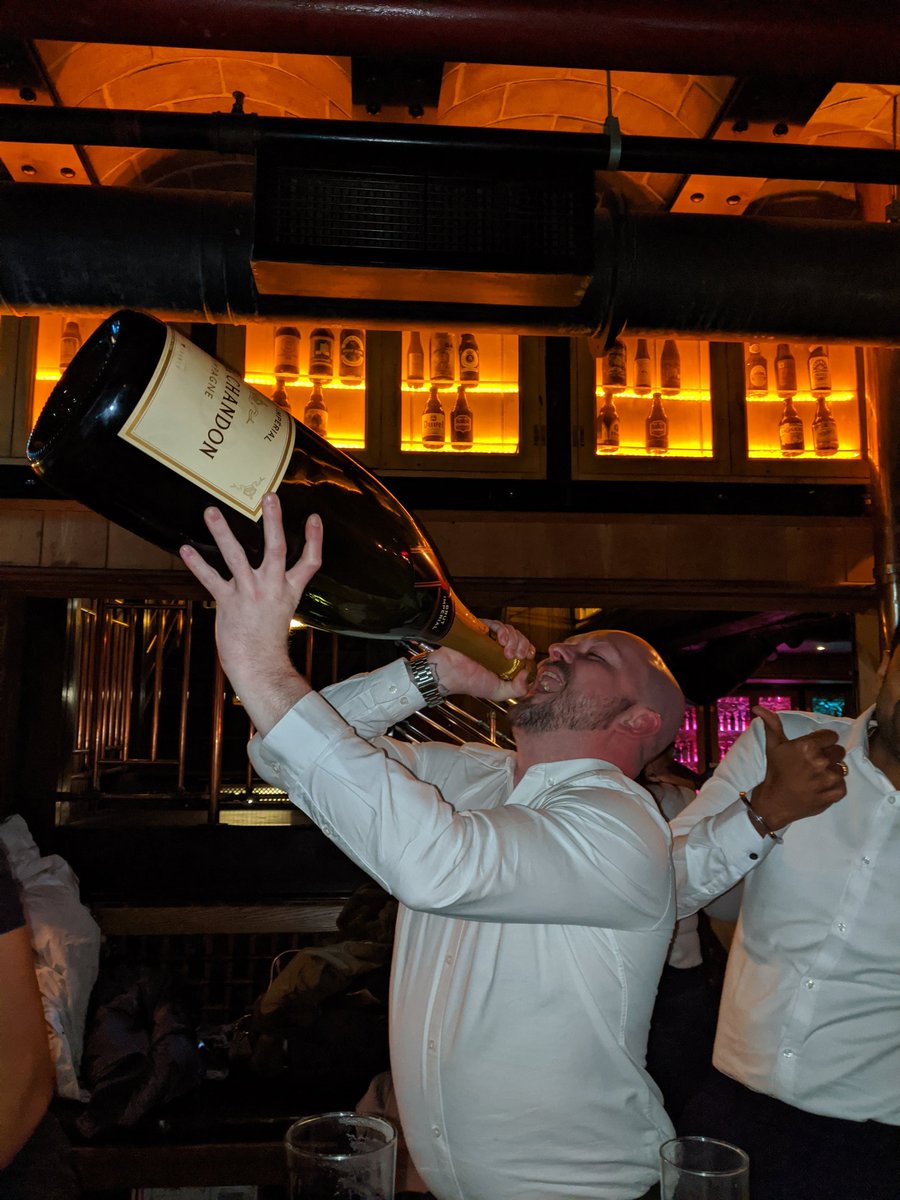 jamesjhughes's tweet photo. When you're two weeks to the end of the project and you're told there is £70k left in the expense budget. 😂 #onexpenses #champagne #endofproject https://t.co/Rge5RPEDpM