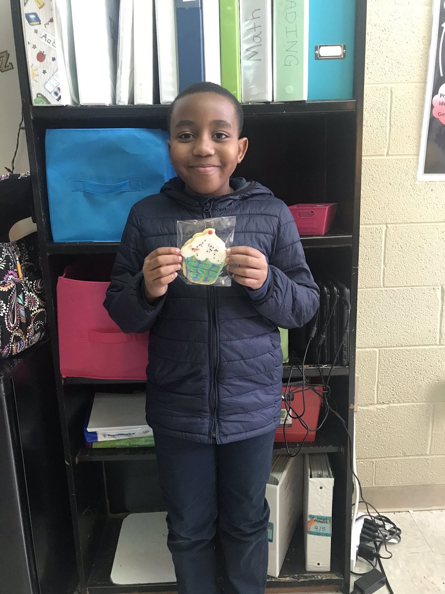 TinaNeese's tweet photo. Congratulations Zaivion on winning Thinking Thursday’s trivia question. @TeachKim09 @howellprincipal #Buzzworthy https://t.co/3SJn2yzoTT