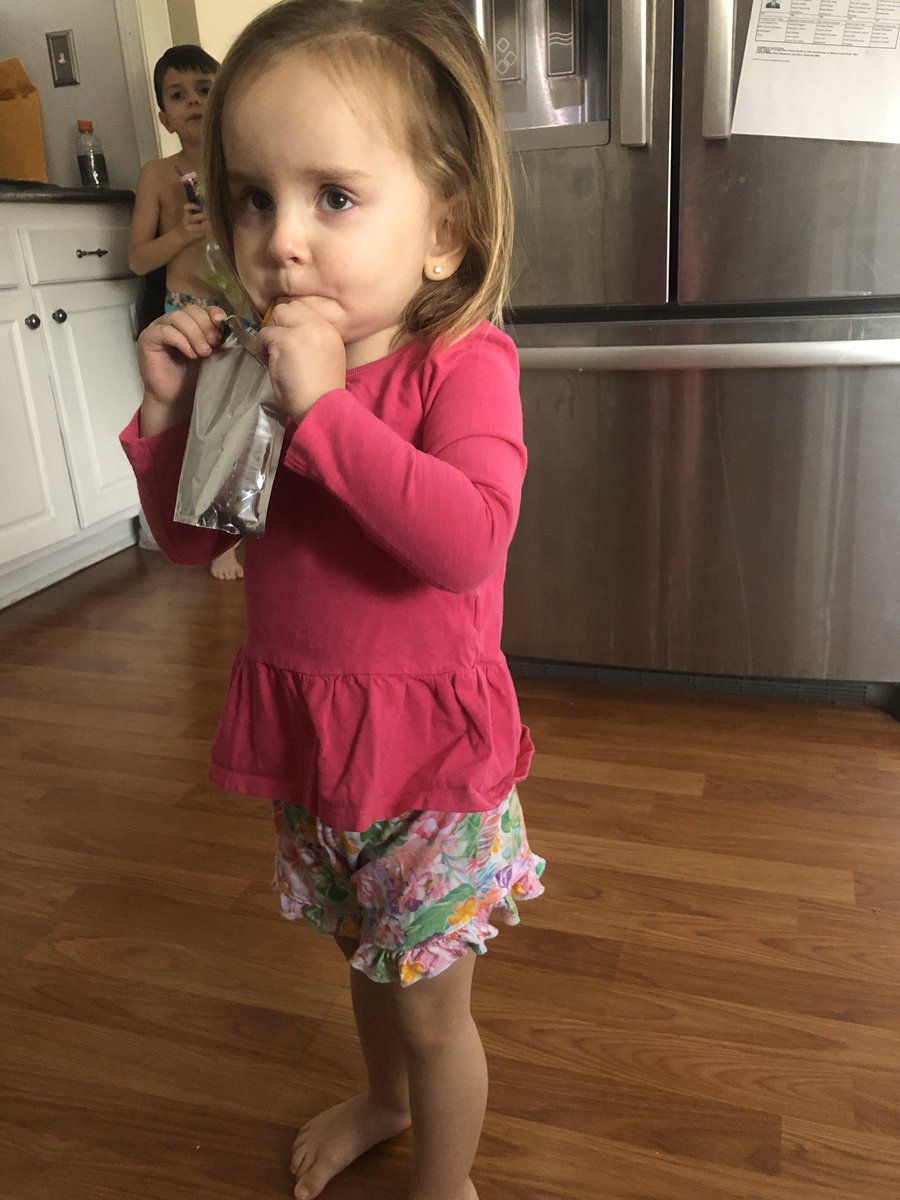 loveriss2's tweet photo. Y’all I kid you not. I pulled these shorts out to put on Wrigley and she says “mama what are thoooooose?” I said Wrigley they’re shorts! She starts nervous laughing and then once I put them on her she says “you can see my legs!!!!” 

LOL https://t.co/ss9zUkRKj9