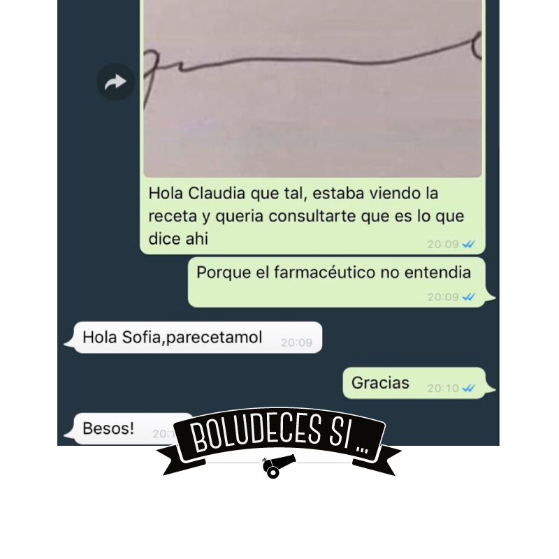 Colaboración: Dani #boludeces #si #doc #paracetamolparatodos