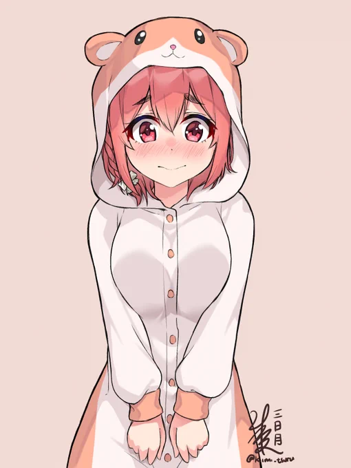 ハムスター墨ちゃん
#桜沢墨 #かのかり #彼女お借りします #着ぐるみ #パジャマ
#女の子
#らくがき #ハムスター 