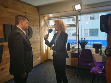 Great conversation with <a href="/AnaMariaMontero/">Ana Maria Montero</a> for @CNNMoneyCH at #WEF20 on the skills needed for the #futureofwork, the role of apprenticeships in improving young peoples prospects and <a href="/ILO/">International Labour Organization</a> cooperation with <a href="/GAN4Skills/">GAN Global</a>