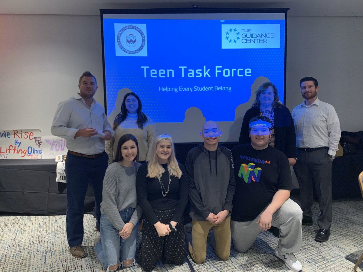 Staff and student members of RHS Teen Task Force presented today at the Michigan Association of Superintendents Conference. Go Bears!