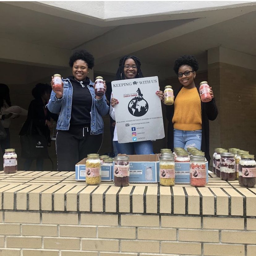 usfwtlt's tweet photo. Thank you to everyone who came out to support our Cake Jar Sale Today!! If you weren’t able to get one today we’ll be selling a limited selection of large jars TOMORROW at Cooper Hall!! Don’t miss out! ❤️🖤 https://t.co/5J1GV6LHOE